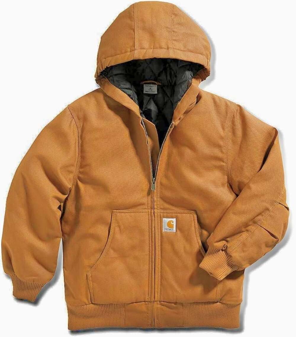 Carhartt Boys’ Hooded Insulated Active Jacket (Youth XXS/4-5)